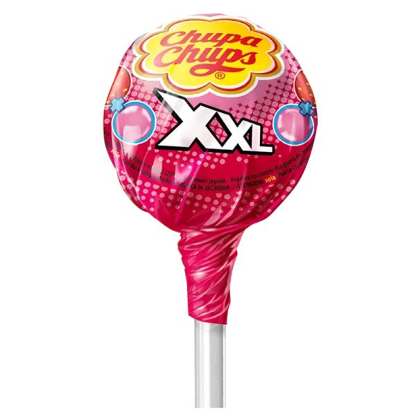 Big Dolche Twist XXL, Chupachupa de chicle , Sabor Mango