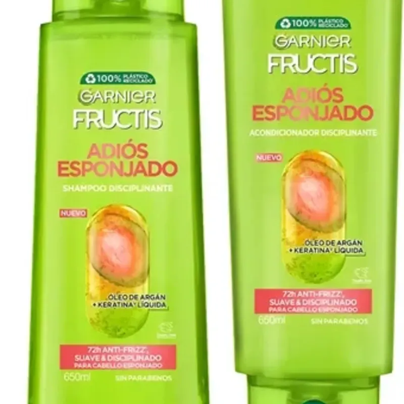 JUEGO SHAMPOO GARNIER ADIOS ESPONJADO 650ML