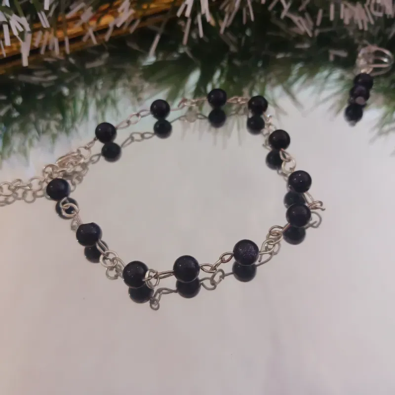 Pulsera Aventurina Azul