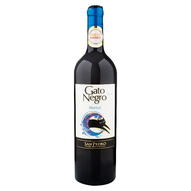 Vino Tinto Merlot Gato Negro 2.00USD