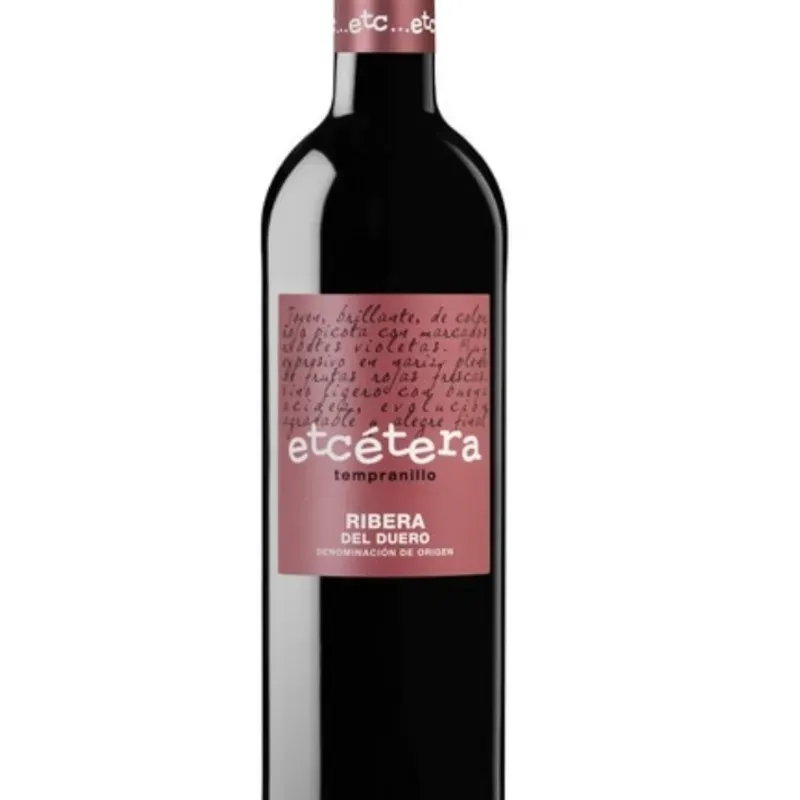 VINO TINTO ETCÉTERA TEMPRANILLO 750ML