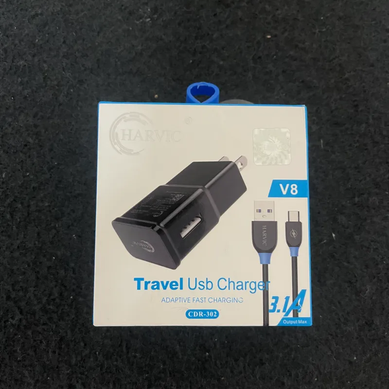 Cargador carga rapida Harvic V8 USB