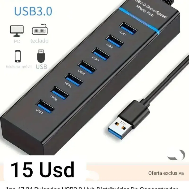 Regleta 3.0 de 7 puertos