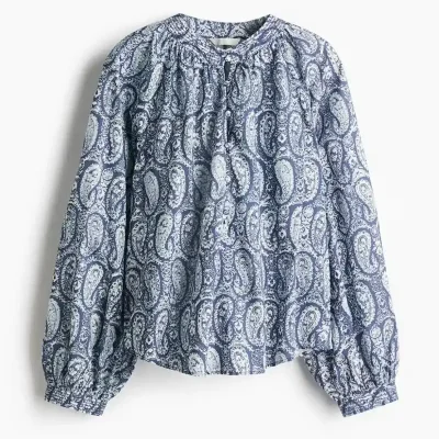 Blusa de mangas largas