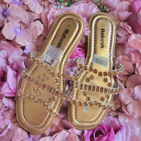 Sandalias doradas