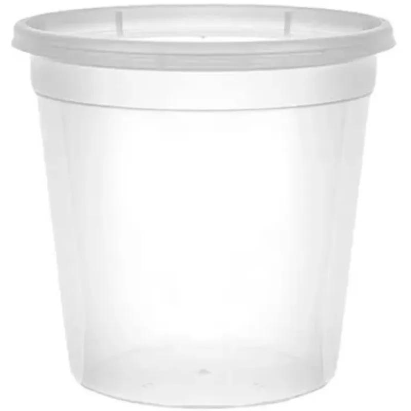 Envase Circular con Tapa 1lt