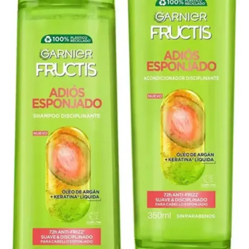 JUEGO SHAMPOO GARNIER ADIOS ESPONJADO 350ML