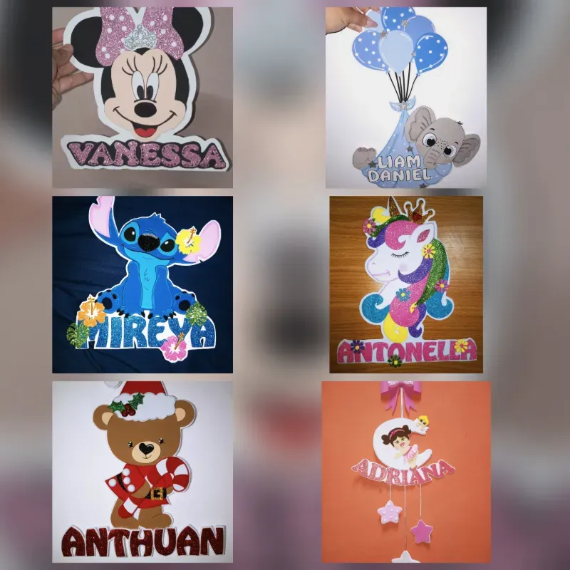 Nombres para pared