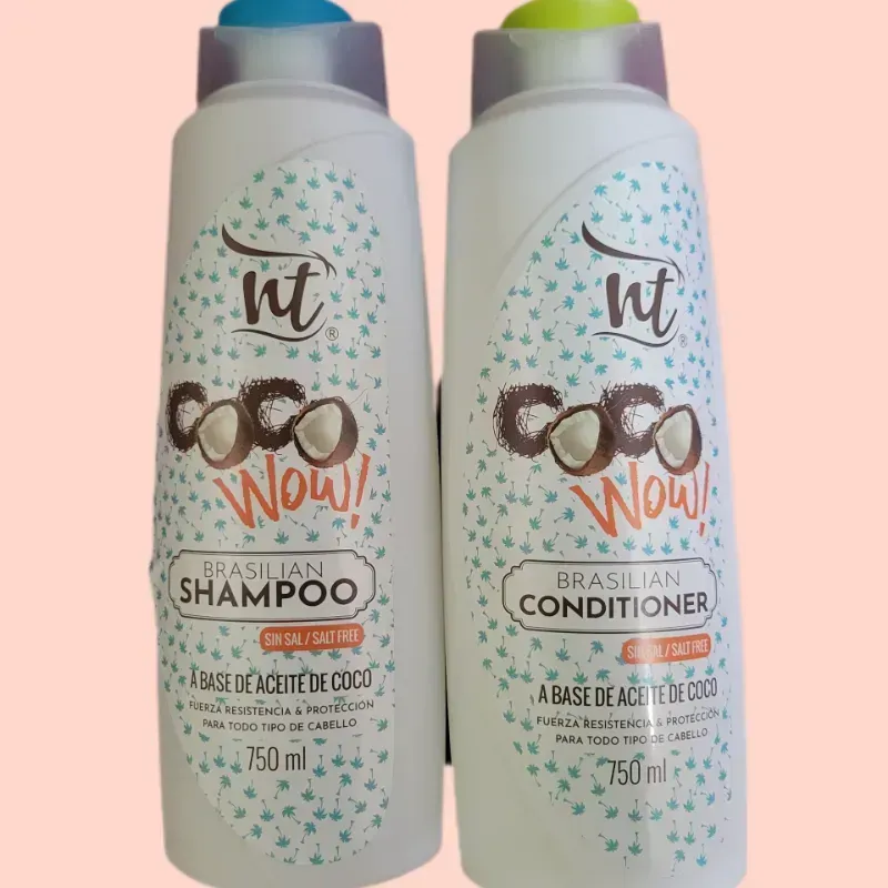 Juego de champú y acondicionador de coco