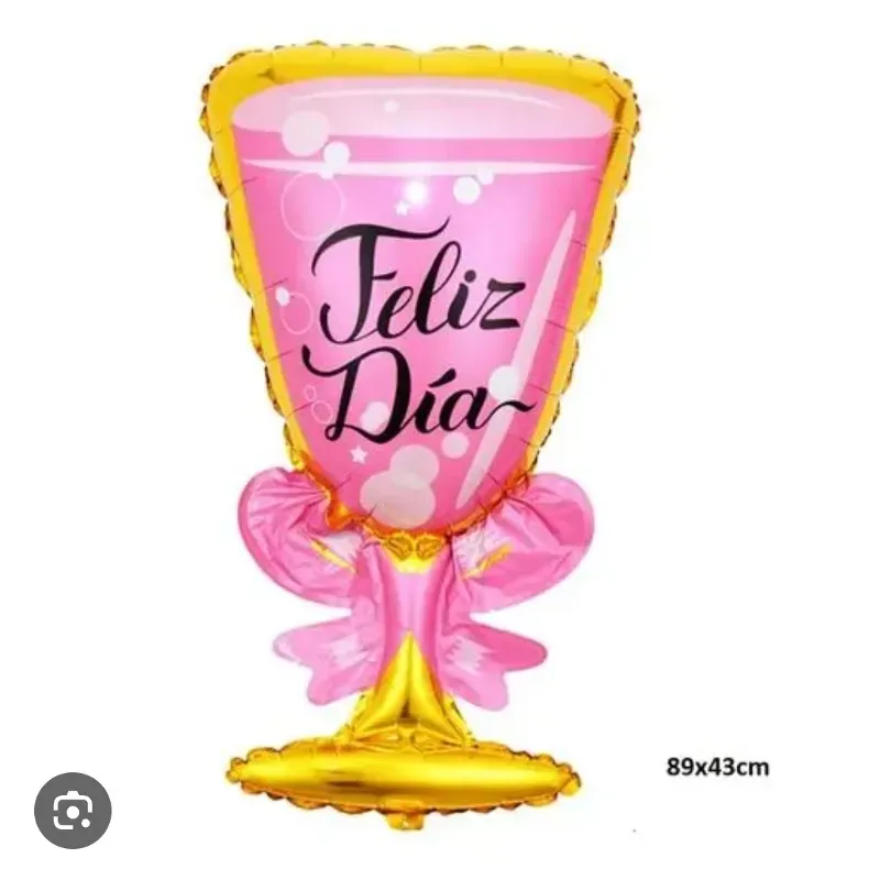 Globo metálico copa