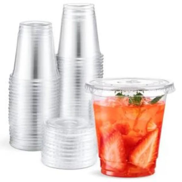 Vasos Domo Tapa Plana 16 onzas