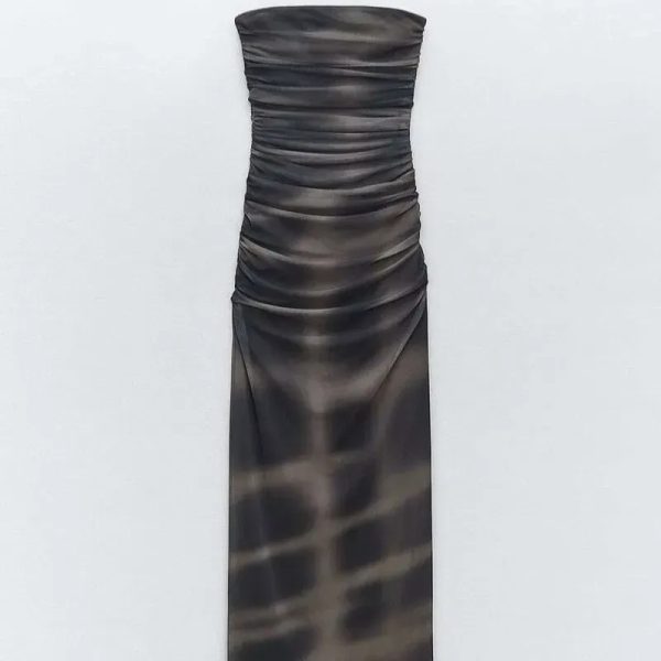 VESTIDO ESTAMPADO TUL PALABRA HONOR
