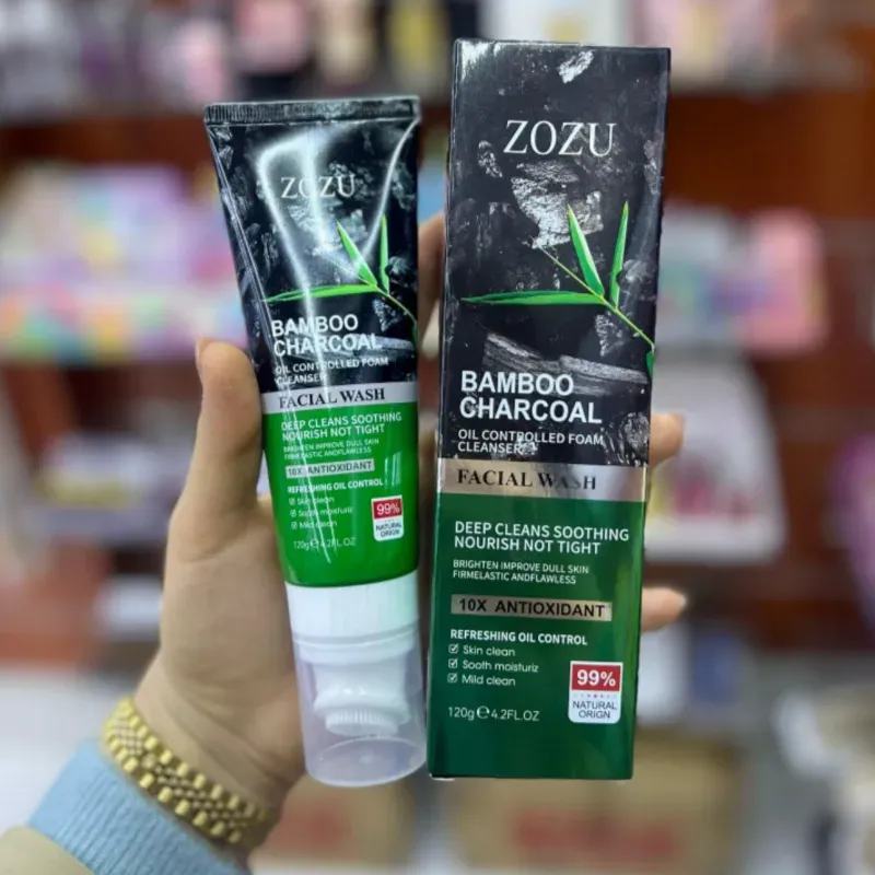 Cepillo limpiador facial de carbón