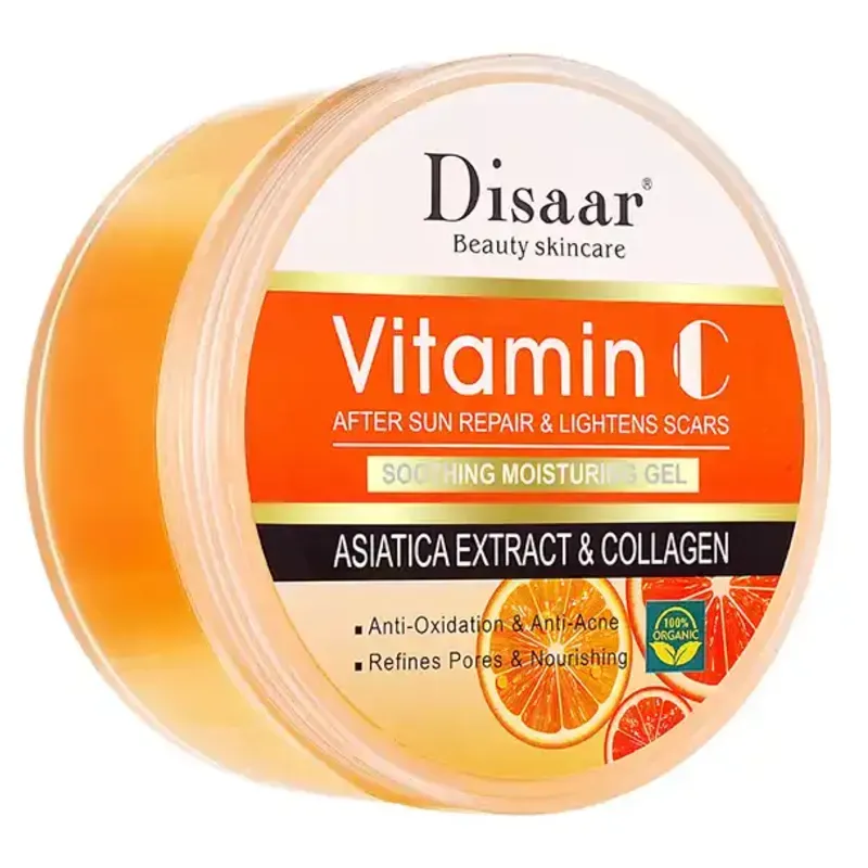 Gel hidratante y reparador vitamina C, colágeno y centellas asiáticas DISAAR