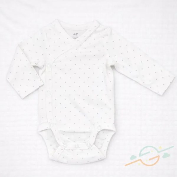 Body blanco puntos rosa H&M