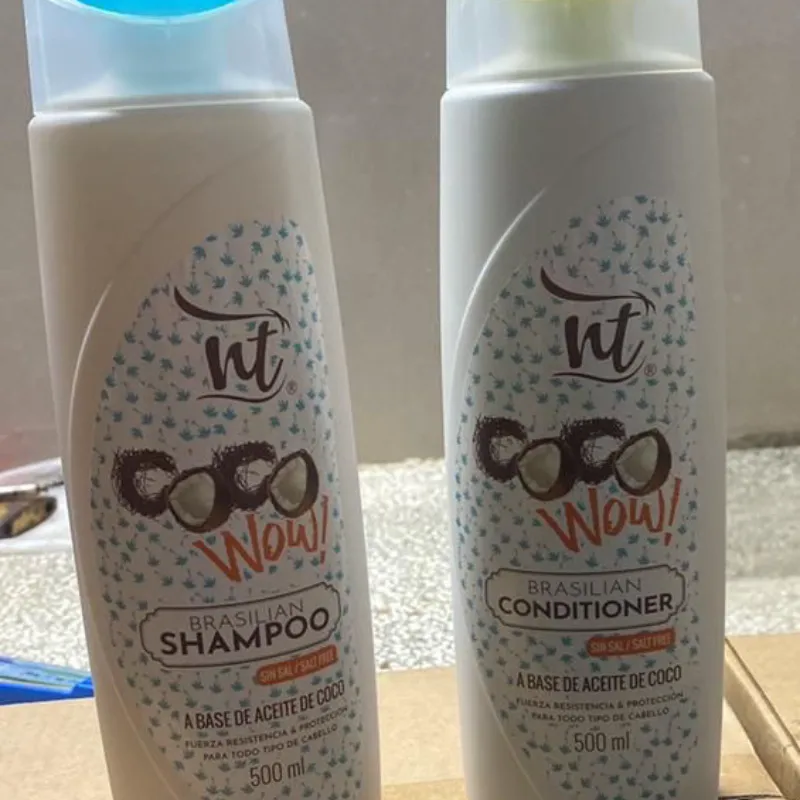 Champú sin sal y acondicionador