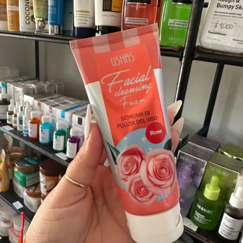 Ushas Facial Cleansing Foam | Rosas
