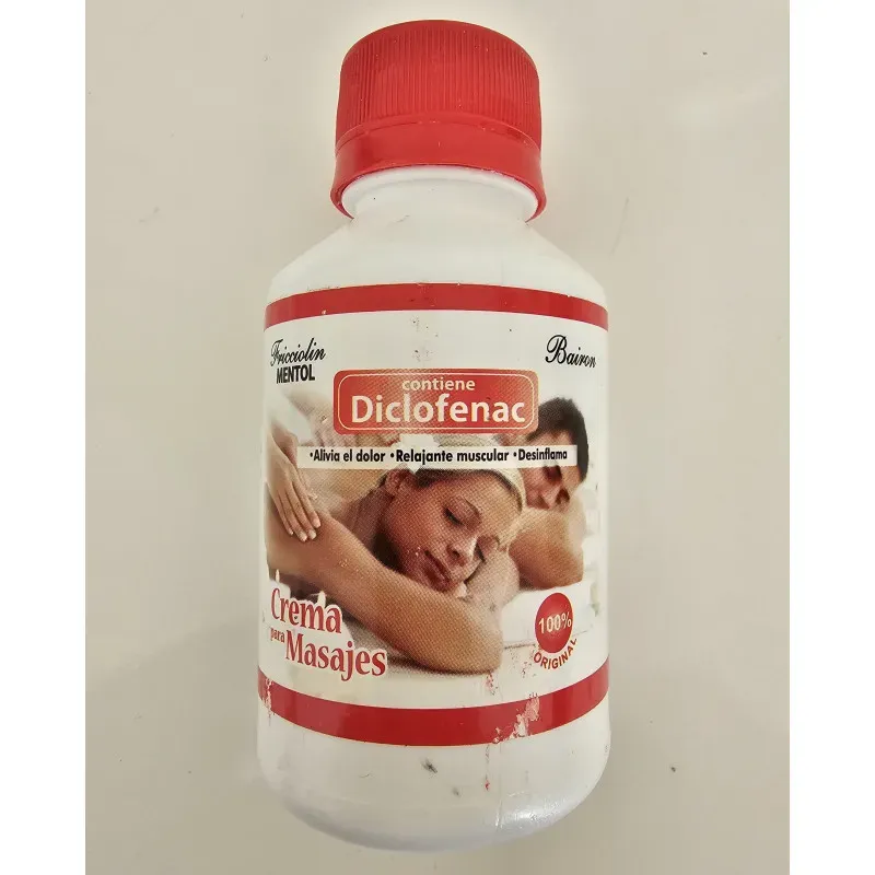 Fricción de Diclofenaco + Mentol 120Ml
