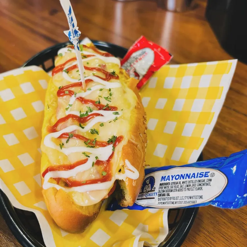 Hot dog Jamón y Queso Gouda