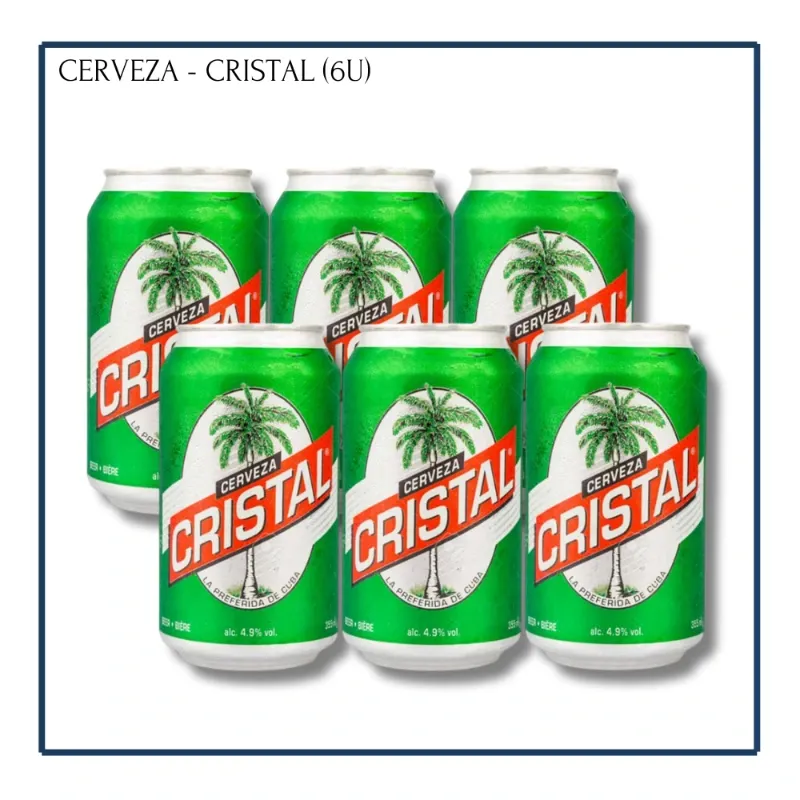 Cerveza - Cristal 355ml (6u)