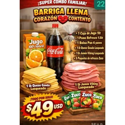 Combo #22(Pan y Sabor)