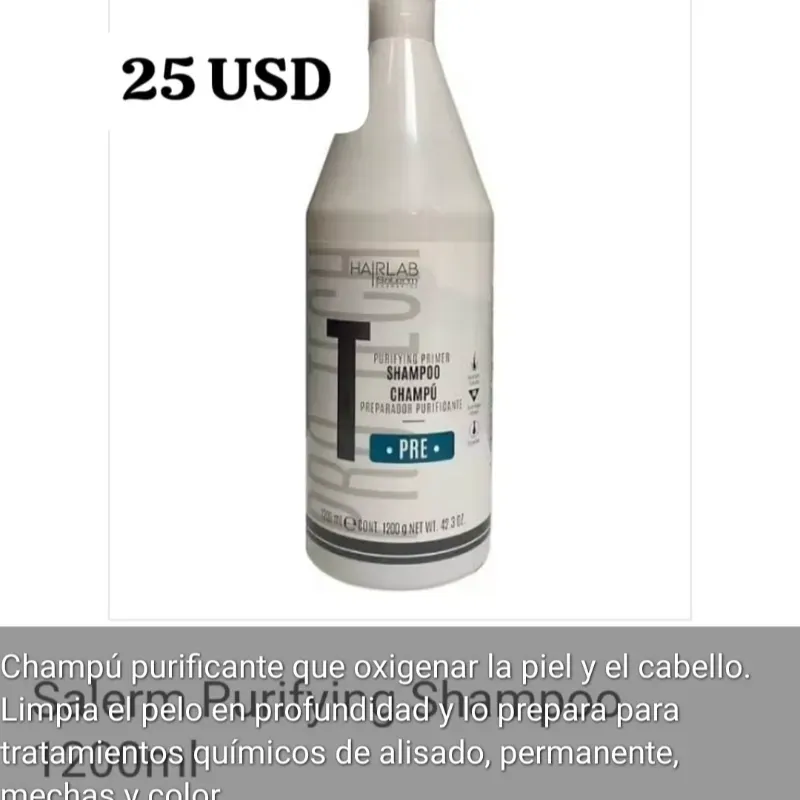 Shampoo Anti residuos Salerm 1000ml