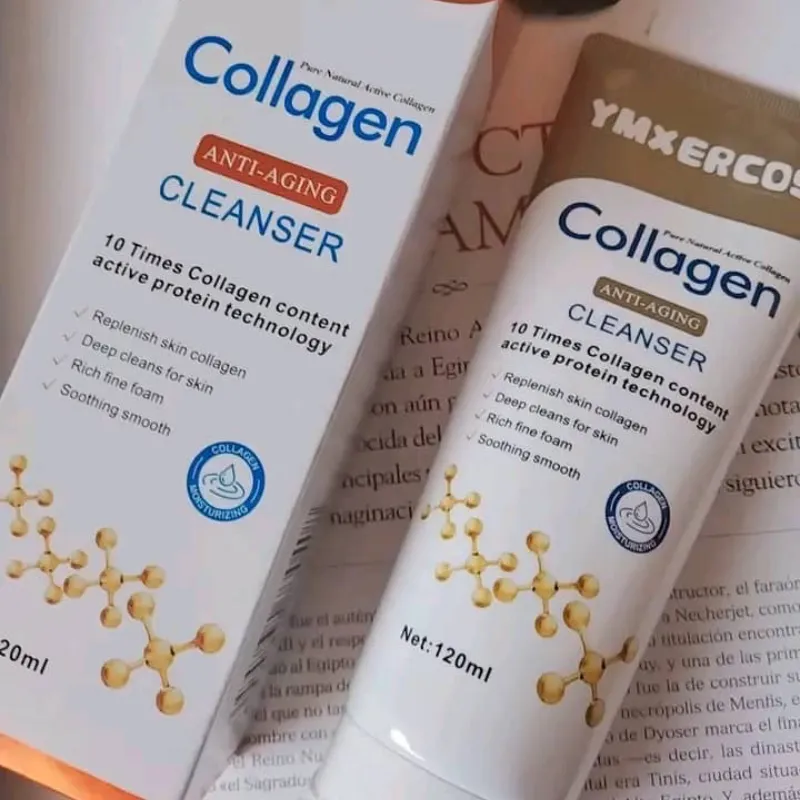 Limpiador facial de colágeno