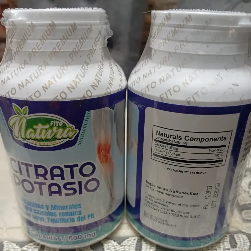  Citrato de Potasio