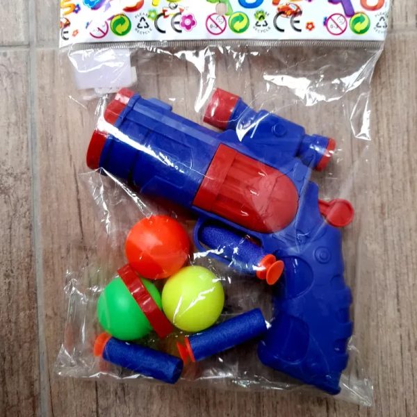 Juguete Pistola con balas