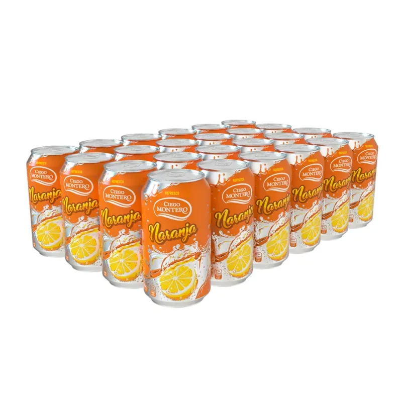 Caja de Refresco sabor Naranja 24 unidades Oferta