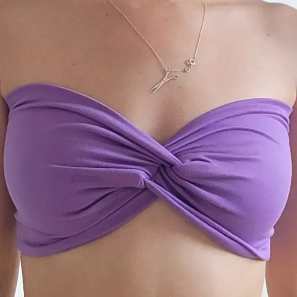 TOP TRENZADO MORADO