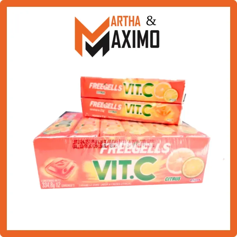 Mentaplus de naranja con vitamina C