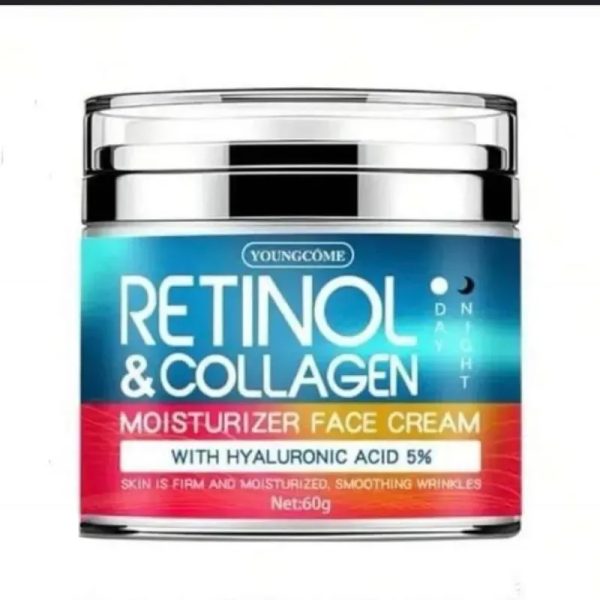 RETINOL 1% Y COLÁGENO CON 5% ÁCIDO HIALURÓNICO 55 ML EN CREMA