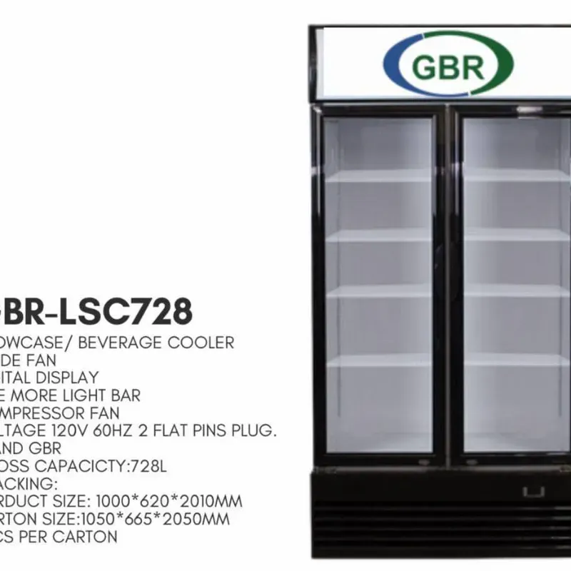 Nevera Exhibidora doble de 25 pies