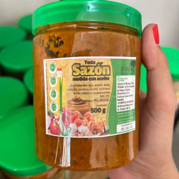 Todo sazón molido en aceite