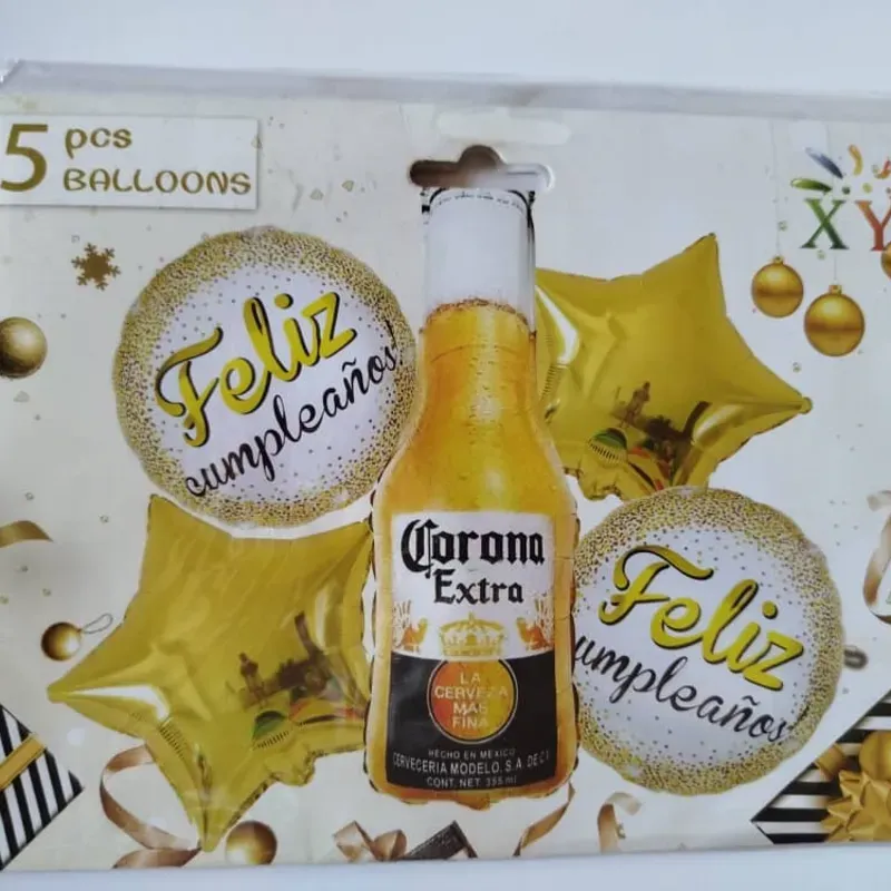 Set de globos de 5 piezas temáticos y de fiesta