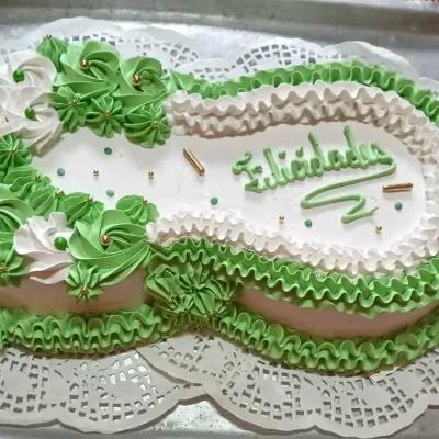 Pastel en Bandeja de Crema de Chocolate