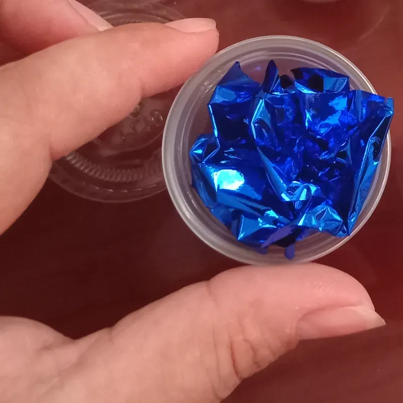 Papel comestible azul rey