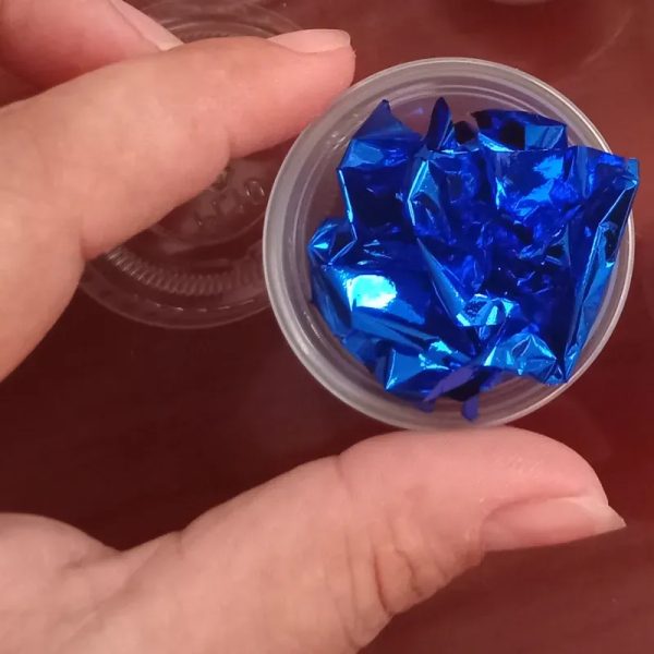 Papel comestible azul rey