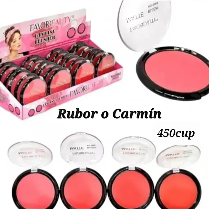 Rubor en polvo