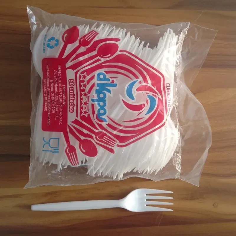 Tenedor PP6 Rojo (C-B/A1299) (15cm)