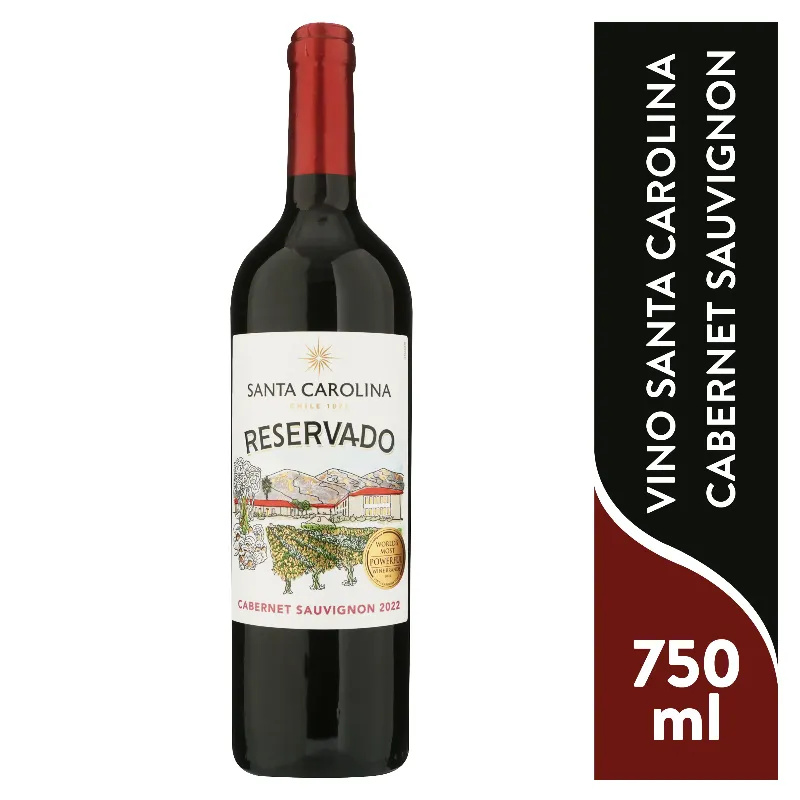 Vino Tinto Cabernet Sauvignon Santa Carolina