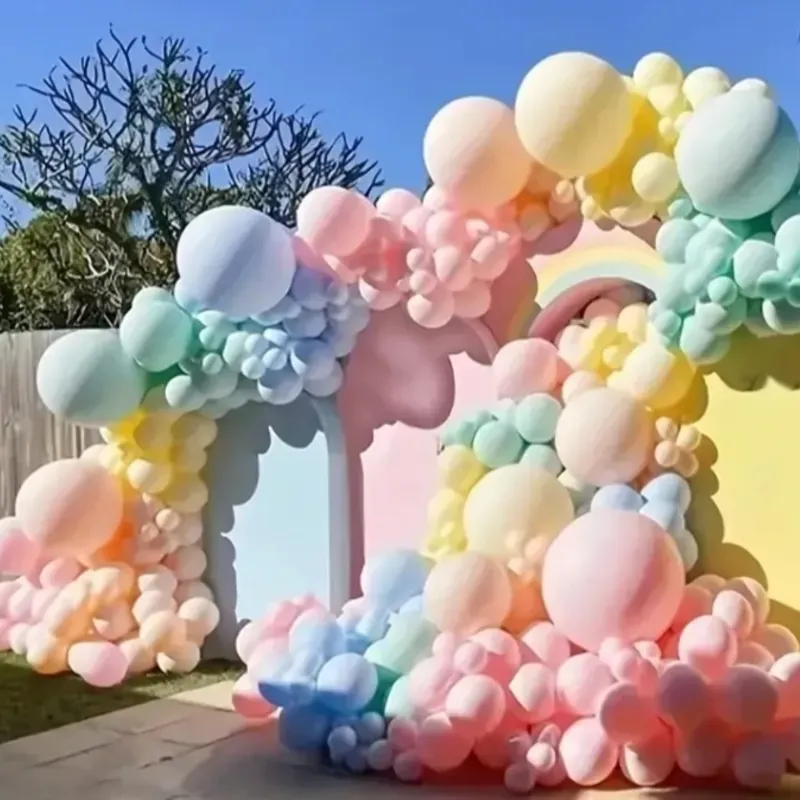 Set de globos tonos pastel