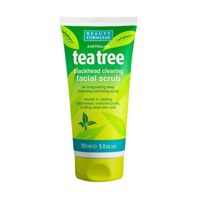 Exfoliante facial de árbol  del té