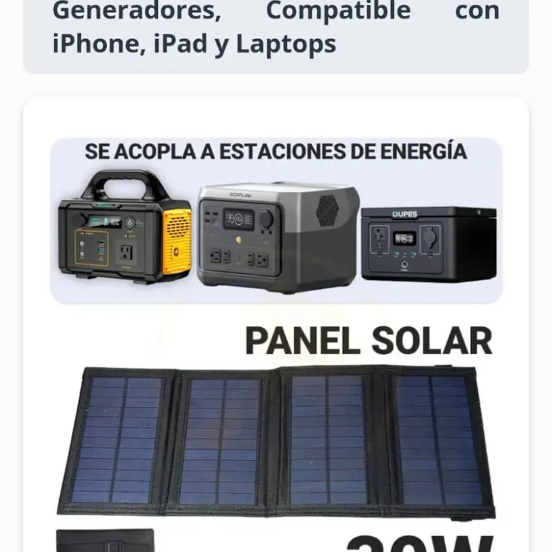  Panel Solar 30W Impermeable