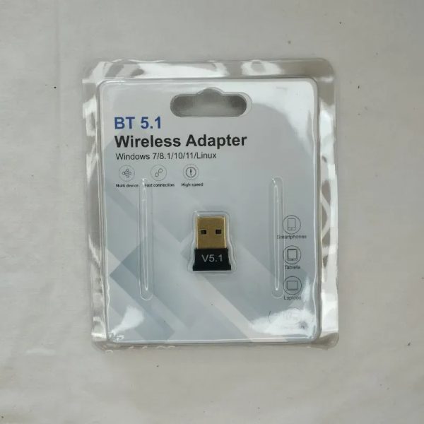 Adaptador USB BT conveniente y práctico versión v5.1 portátil y compacto para el hogar