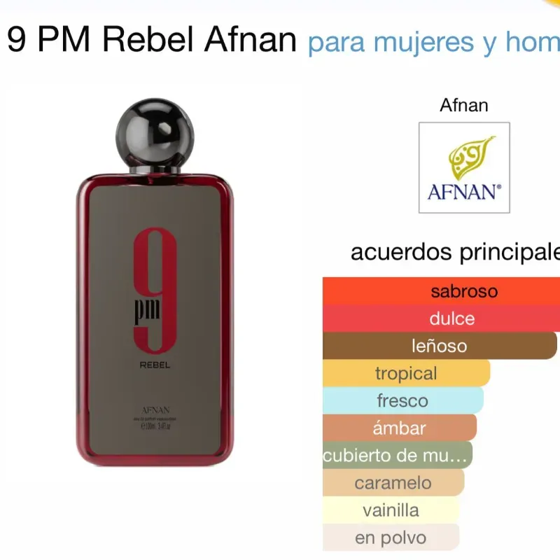 9 Pm Rebel Afnan 100ml eau de parfum