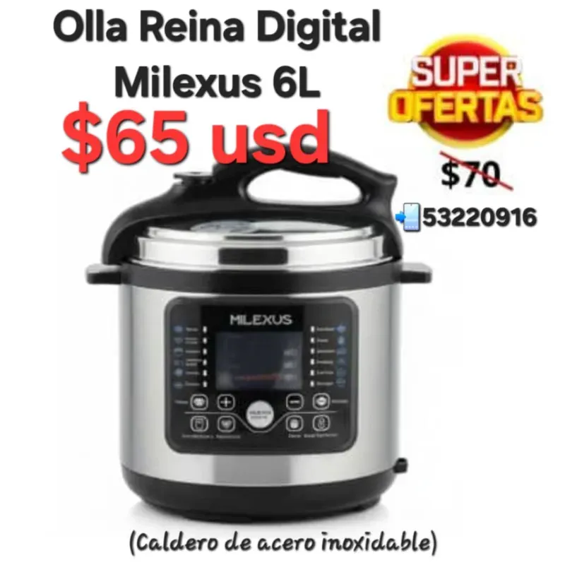 Olla Reina Milexus digital 6L