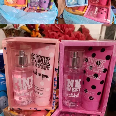 Juego de perfume y crema