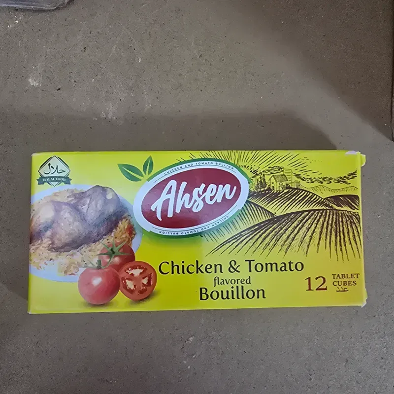 Caldo de Pollo Ahsen 12 unidades